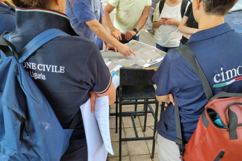 Fondazione CIMA e la Protezione Civile della Regione Liguria guidano gli incontri con la popolazione nell’ambito del Piano PITEM RISK